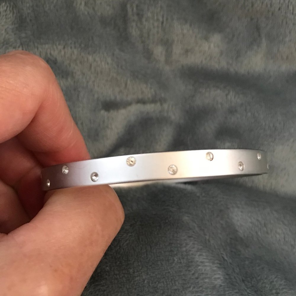 Swarovski Silver Bangle Bracelet